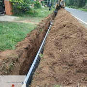 Laying of 250 DI is in progress 