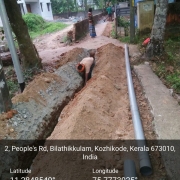 pipe laying work