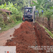 90mm 6kg pipe laying in progress