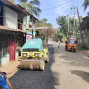 Road restoration work (Valiyavelichm-Cheeratta Road)