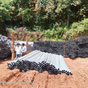 PVC PIPE STACKED FOR JJM NEW MAHI GP