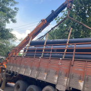 DI PIPES OF JJM MANAGATTIDAM GP UNLOADING