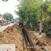 200mm 300mm DI k9 pipe laying