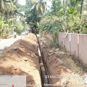 250 mm DI k9 Pipe laying work 