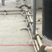 CPVC Pumping Main at SAT Golden Jubilee Block