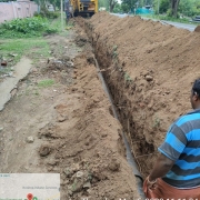 Laying of 250 DI is in progress 
