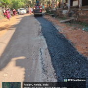 Road restoration work