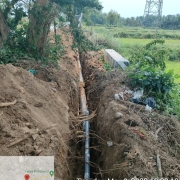 Laying of 200 DI is in progress 