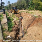 300 mm DI Pipe laying