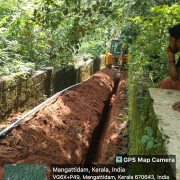 JJM MANGATTIDAM DISTRIBUTION PIPE LAYING