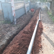 pipe laying work