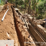 90mm 10kg PVC pipe laying work