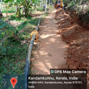 PIPE LAYING WORK IN PROGRESS