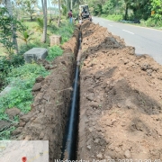 Laying of 200 DI is in progress 