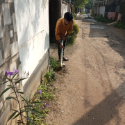 Permanent connection at Housing colony ward  no:28
