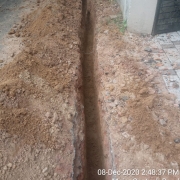 Pipe  laying work