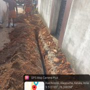 Alappuzha Municipality Amrut 110mm PVC pipe laying work