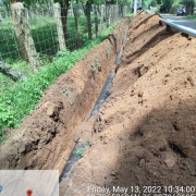 Laying of 300 DI is in progress 