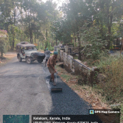 Road restoration work