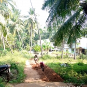 Pipe  laying work