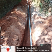 pipe line laying work