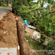 200mm DI pipe laying 