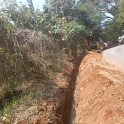 250mm DI pipe laying
