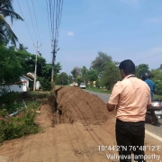  laying of 250mm DI pipe
