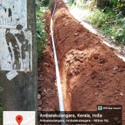 pipe line laying work