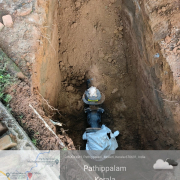 Common Gravity main from Valiyavelicham to Sump at Pathippalam WTP