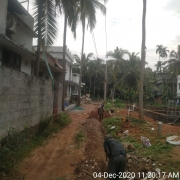 Pipe  laying work