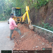 KEEZHALLUR ZONE-3,DISTRIBUTION PIPE LAYING