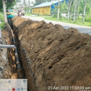 200mm DI k9 pipe laying work
