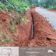 JJM MANGATTIDAM DISTRIBUTION PIPE LAYING