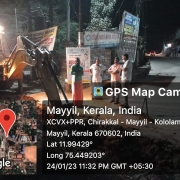 Pipe laying along Mayyil KRFB Road