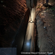 Pipe laying along Mayyil KRFB Road