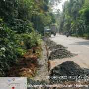 Road Restoration work in progress