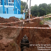 500mm DI pipe linking work