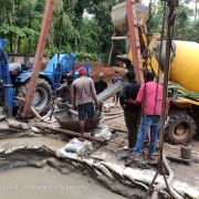 Pile concrteting at proposed  16LL Vadicadu OHSR site