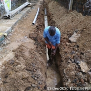 Pipe  laying work