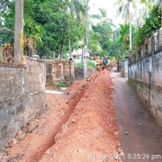 Pipe  laying work