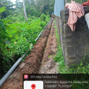 110 mm PVC pipe laid Alappuzha Municipality