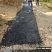 Road restoration work on progress