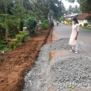 Road restoration work 