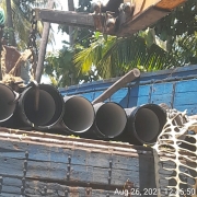 300mm DI  pipe  satcked