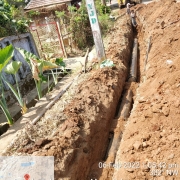 250 mm DI Pipe laying
