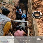 Common Gravity main from Valiyavelicham to Sump at Pathippalam