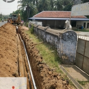 200mm 300mm DI k9 pipe laying 