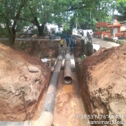 450mmDI, 500mmDI pipe linking work 