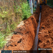 NEW MAHI PANCHAYATH DISTRIBUTION PIPE LAYING